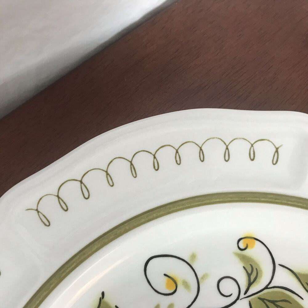 VTG Mikasa Terra Stone Heritage 7125 Single Dinner Plate Rooster 10.5" Diameter - Picture 3 of 7